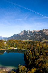 Naklejka premium Freibergsee - Oberstdorf - Alpen