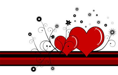 Abstract valentines background.Isolated..