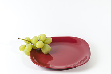 red plate