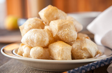 Brown rice mochi