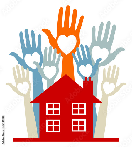 "House party design." Stock image and royalty-free vector files on