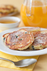 Delicious homemade cheese pancakes