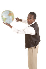 Fototapeta premium point globe vest