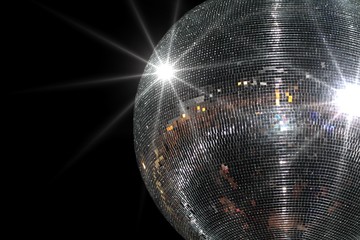 Shining disco ball