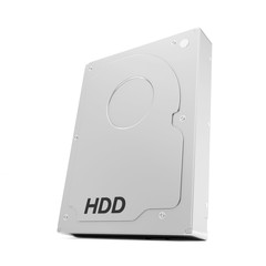 Hard Disk Drive isolated on white background