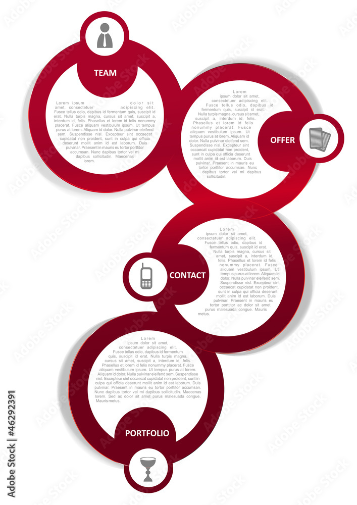 Poster vector background concept for brochure or website
