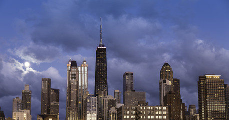 Fototapeta na wymiar City of Chicago skyline