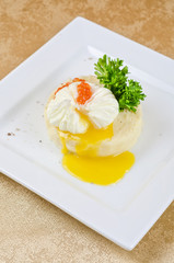poached eggs