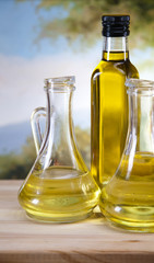 Carafe with olive oil