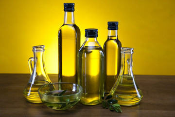 Fresh olives, olive oil 