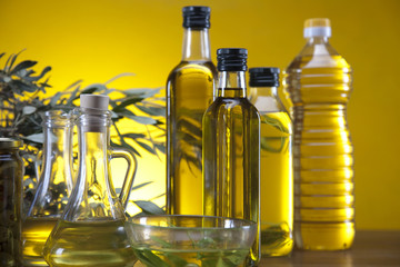 Olive oil and olives 