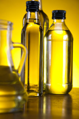 Fresh olives, olive oil 