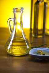 Carafe with olive oil 