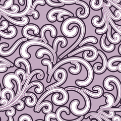 Abstract floral background, seamless pattern