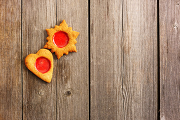 Christmas homemade gingerbread cookie