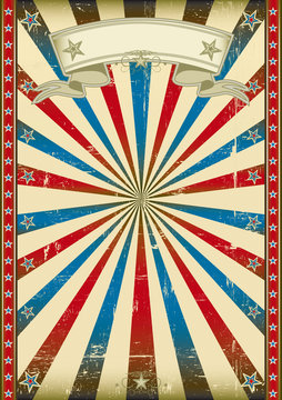 Textured tricolor retro background