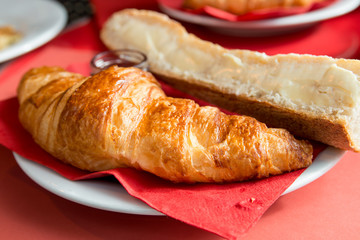 fresh croissant