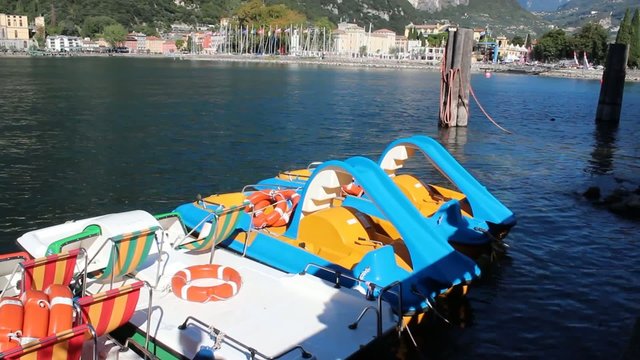 Tretboot am Gardasee