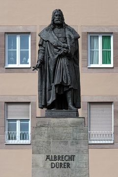Albrecht Durer Monument in Nuremberg, Germany