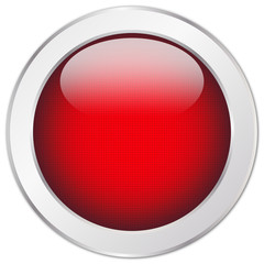 Roter Button rund Struktur