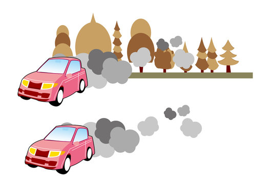 自動車,環境,汚染,排気,ガス,問題,影響