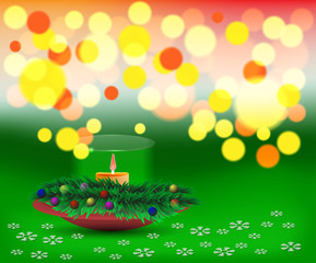 Naklejka premium Vector christmas background. Eps10
