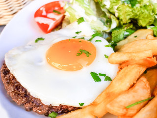 Egg and fries