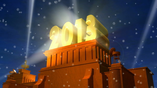 New Year 2013 celebration title