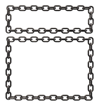 metal chains frame