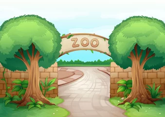 Fotobehang a zoo © GraphicsRF