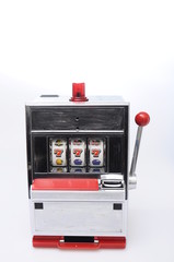 Slot machine and jackpot three seven