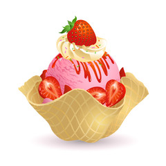 Strawberry Ice cream
