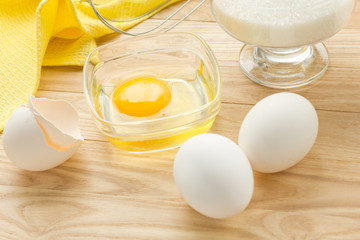 Eggs and sugar