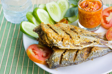 Fried salted fish