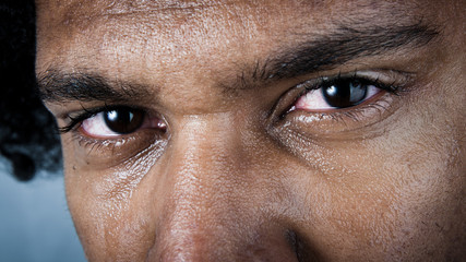Crying man