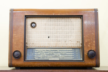 Old retro radio