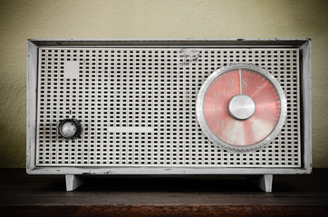 Old retro radio