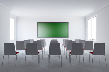 Meeting room with board