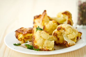 fried cauliflower