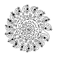 Abstract ornament for your design