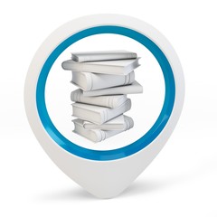 3d round pointer with blank books