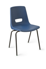 Chair, Blue Plastic