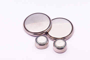 button battery isolated on white