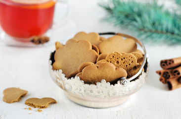 Christmas cookies and cinnamon