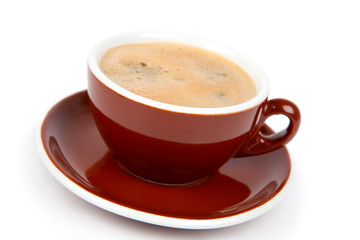 Cup of coffee,  on white background