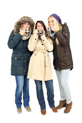 gemeinsam Glühwein trinken