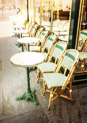 old-fashioned Cafe terrace