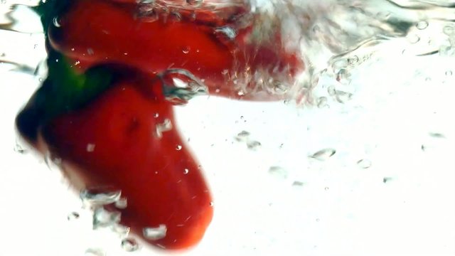 Paprika in Wasser