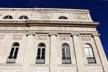 Detail of an old building at Lisbon, Portugal