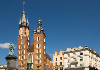 Marienkirche - Krakau - Polen - obrazy, fototapety, plakaty